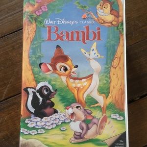 Black diamond Bambi VHS